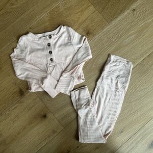 Lou Lou & Company Pink Kids Pajama Set